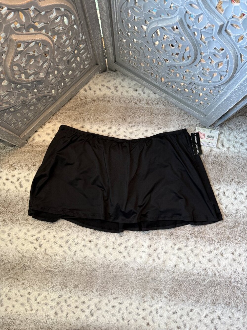 NWT! 24th & Ocean black active skirt size 20 sporty athletic activewear workout